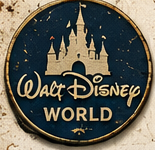 Walt Disney World Resort approved vintage attraction sign